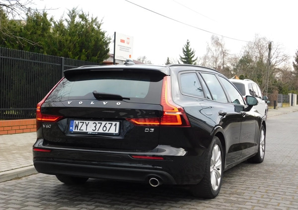 Volvo V60 cena 76980 przebieg: 210000, rok produkcji 2018 z Warta małe 436